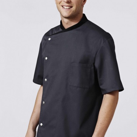 Veste de Cuisine grise et Noire