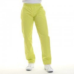 Pantalon mixte jaune médical